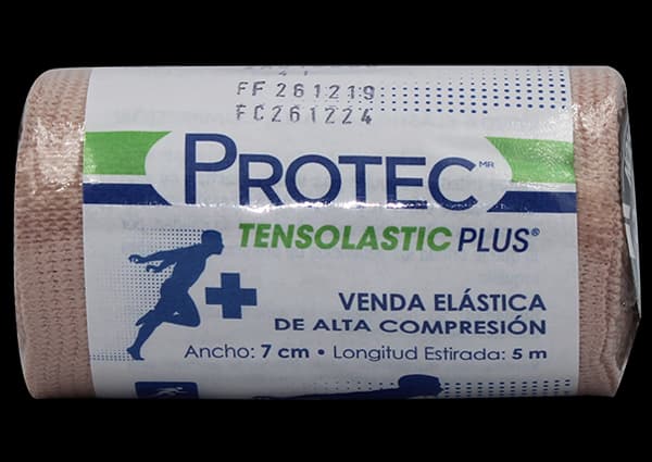 Venda elastica de alta compresion de 7.5 cm PROTEC C/1 pza