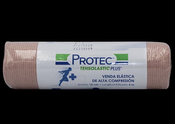 Venda elastica de alta compresion de 15 cm PROTEC C/1 pza