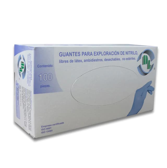Caja de Guante para exploracion no esteril DL C/100 piezas