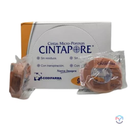 Cinta Microporosa Piel CINTAPORE de 5 cm X 9.1 m C/1 rollo