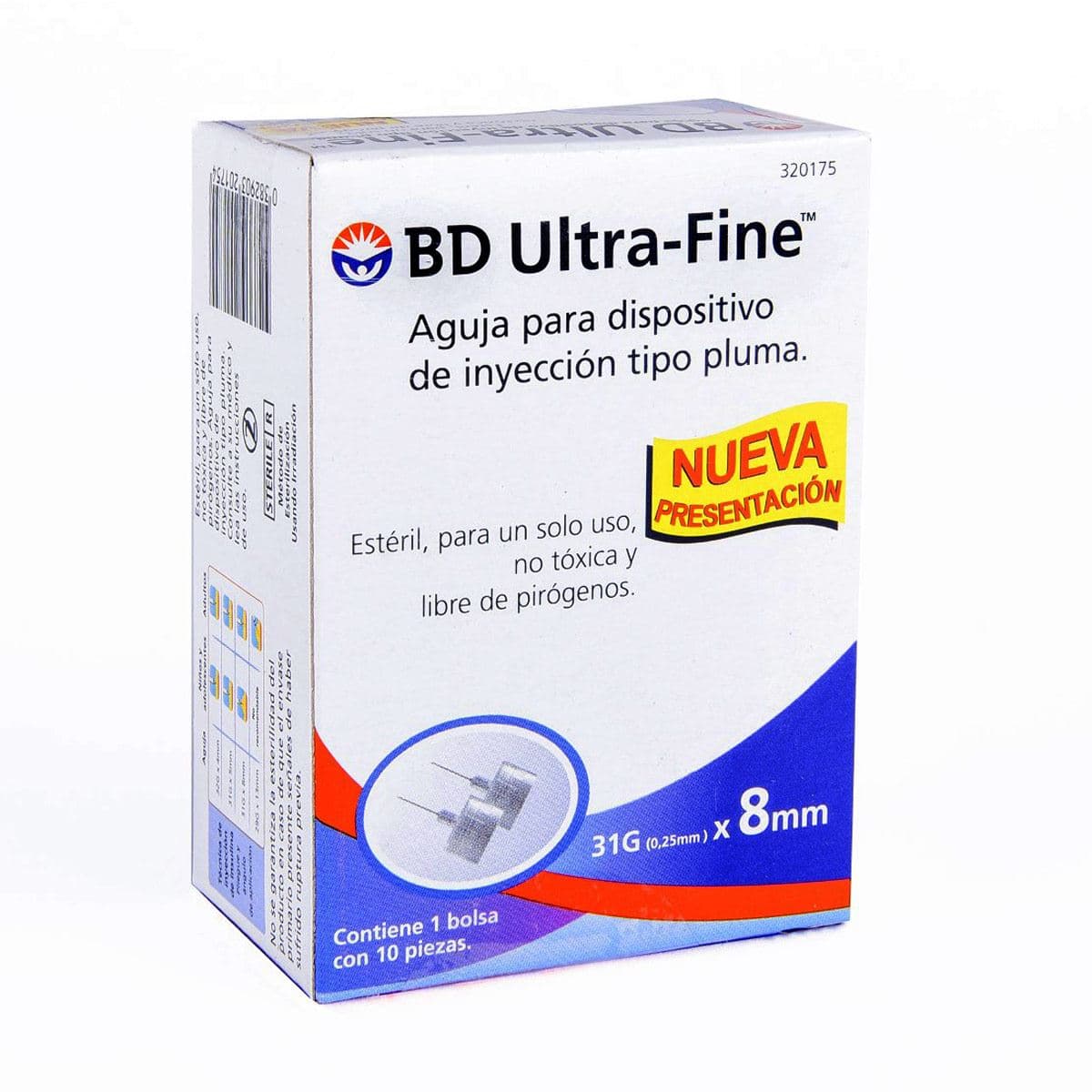 AGUJA NANO BD ULTRA-FINE 5MM X 31G C/10