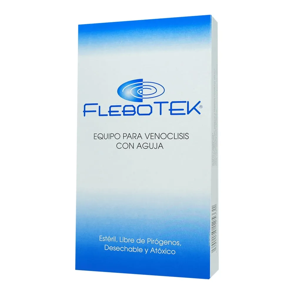 FLEBOTEK EQUIPO PARA VENOCLISIS CON AGUJA