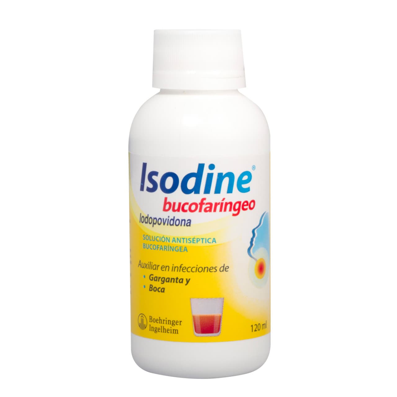 Yodopovidona Isodine Bucofaríngeo Solucion C/120 mL