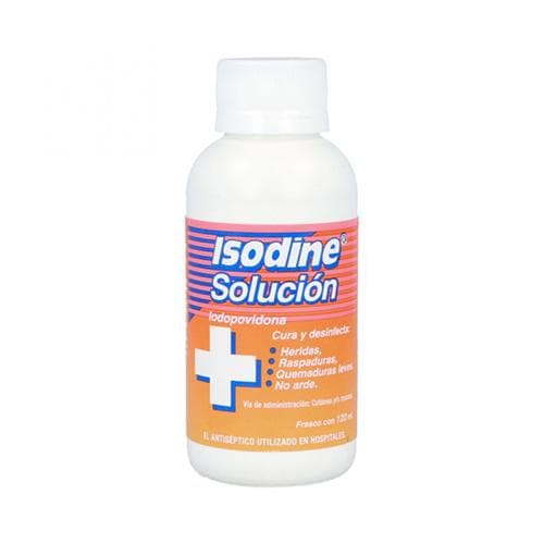 Yodopovidona Isodine Antiséptico Solucion 120 ml
