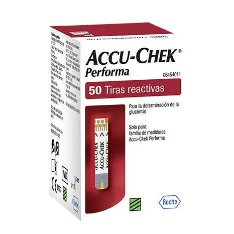 Tiras reactivas Accu Check Performance C/50 Pzas