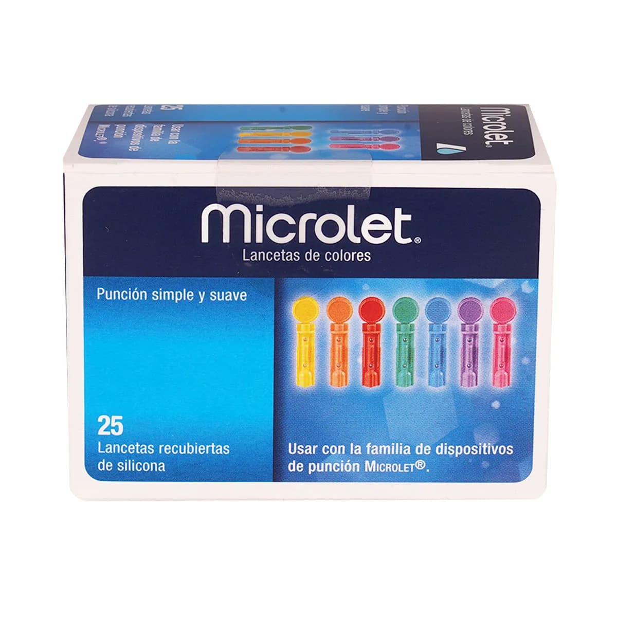 Lancetas Microlet C/25 pzas