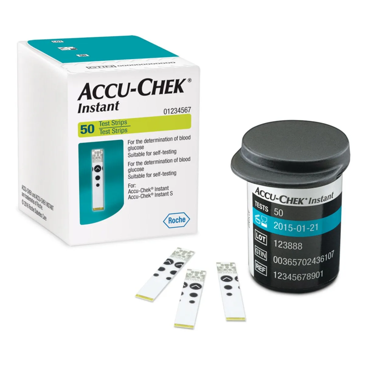 Tiras Reactivas ACCU-CHECK INSTANT C/50 Pzas