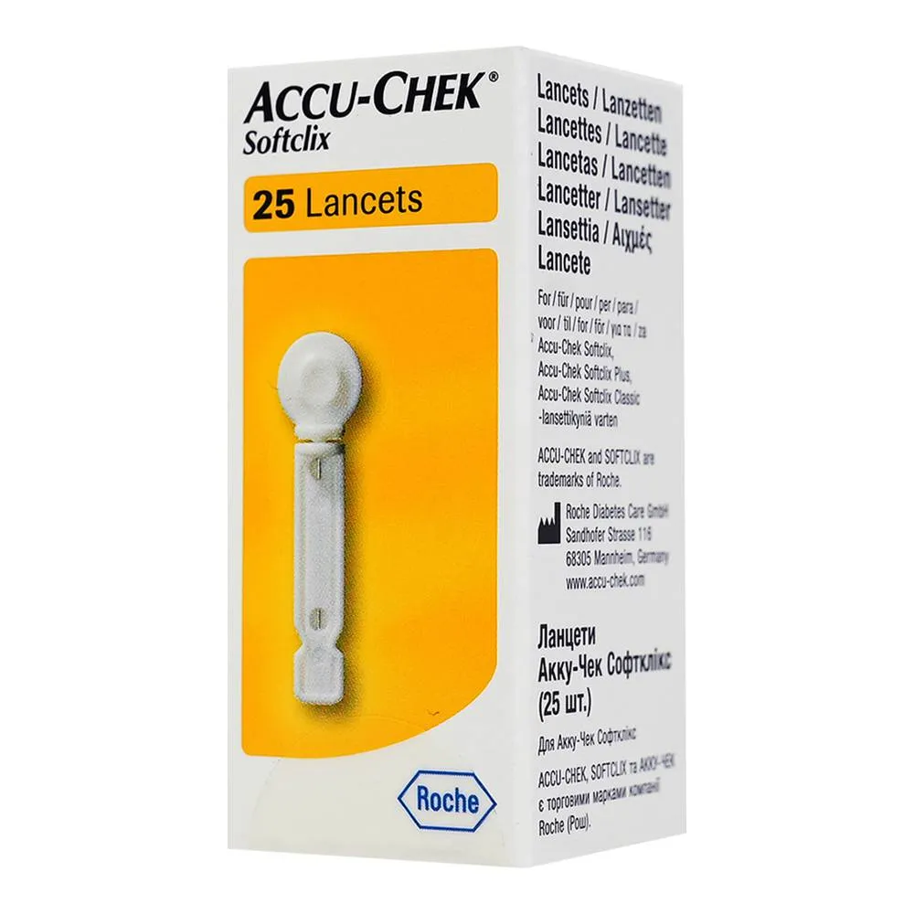Lancetas Accu-Chek Softclix C/25 Piezas