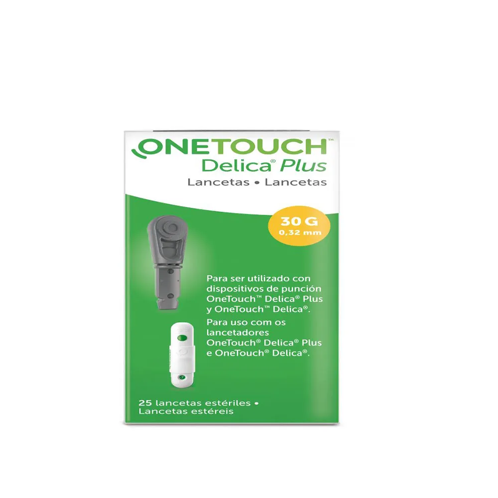 Lancetas ONE TOUCH Delica plus C/25 Pzas