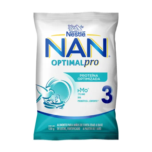 Leche NAN 3 Optimalpro C/120 g