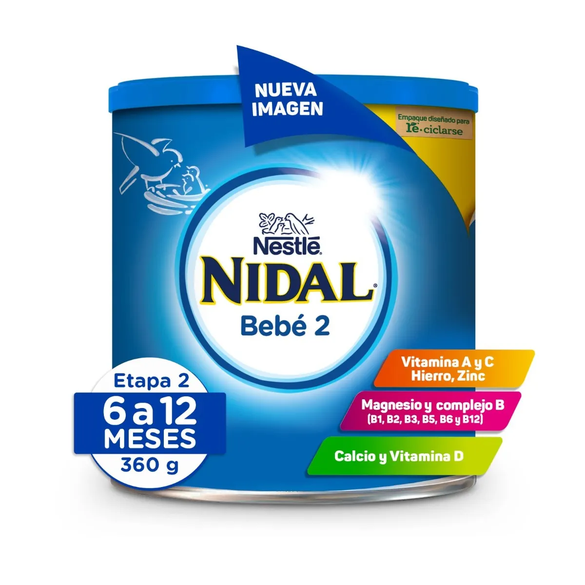 Leche NIDAL 2 C/360 g