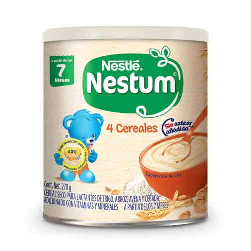 Cereal Infantil Nestum Etapa 2 4 Cereales C/270 g