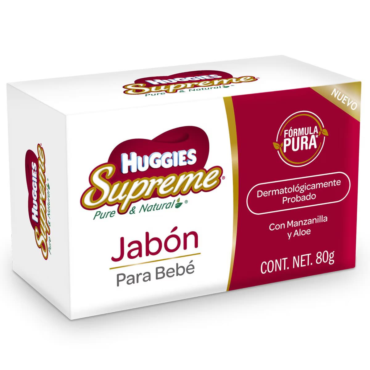 Jabon en barra Huggies Supreme C/80 G
