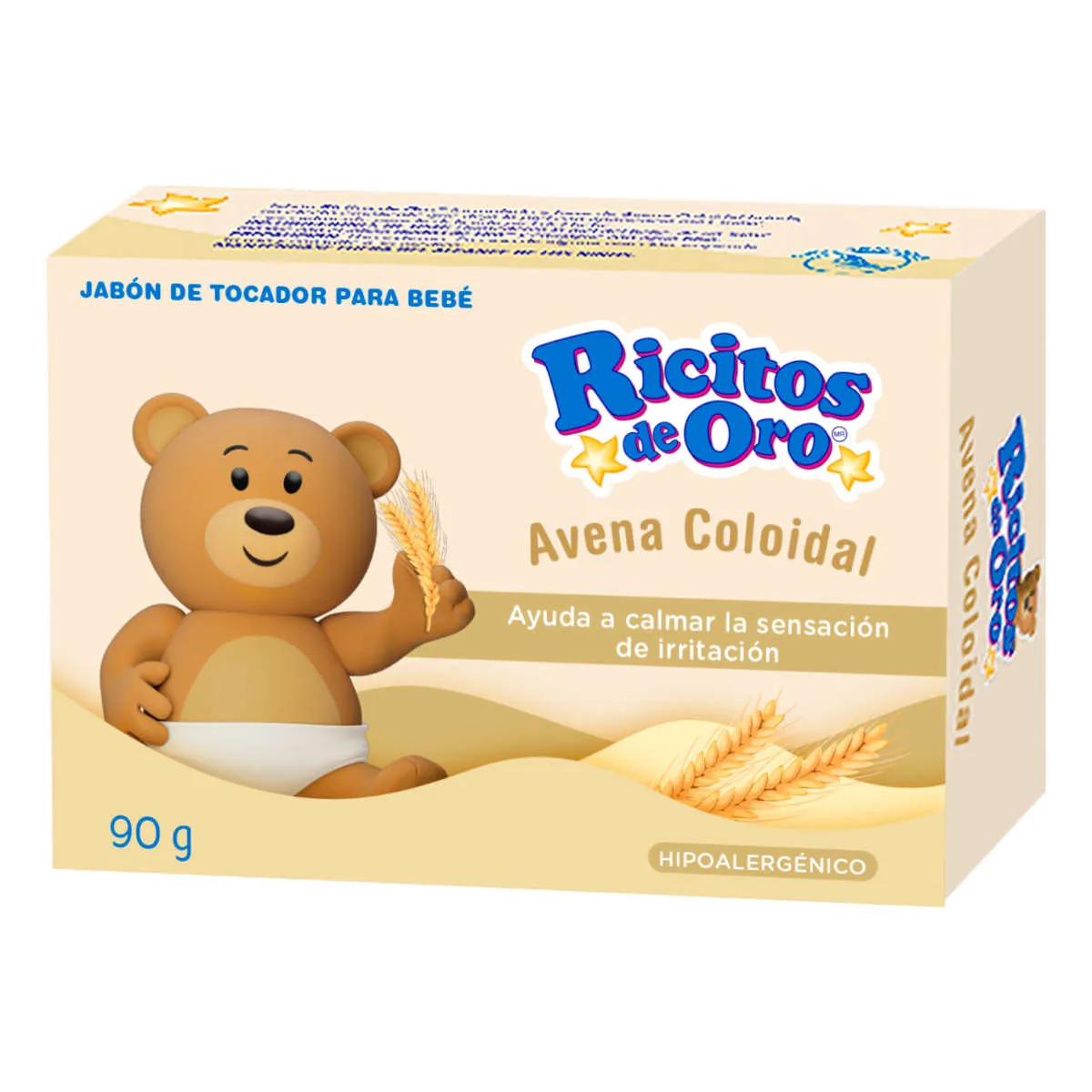 Jabon en Barra Ricitos de Oro Avena Coloidal C/90 g
