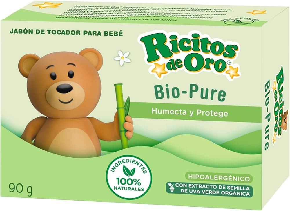 Jabon en Barra Ricitos de Oro Biopure C/90 g