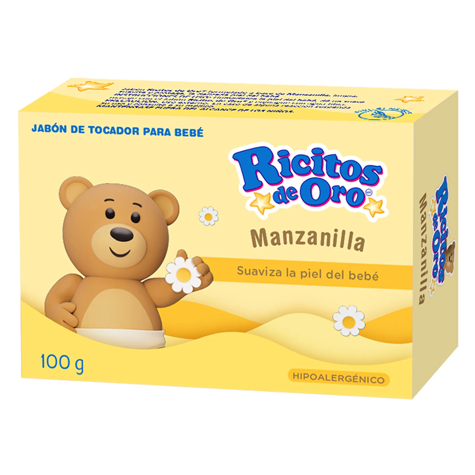 Jabon en Barra Ricitos de Oro Manzanilla C/100 g