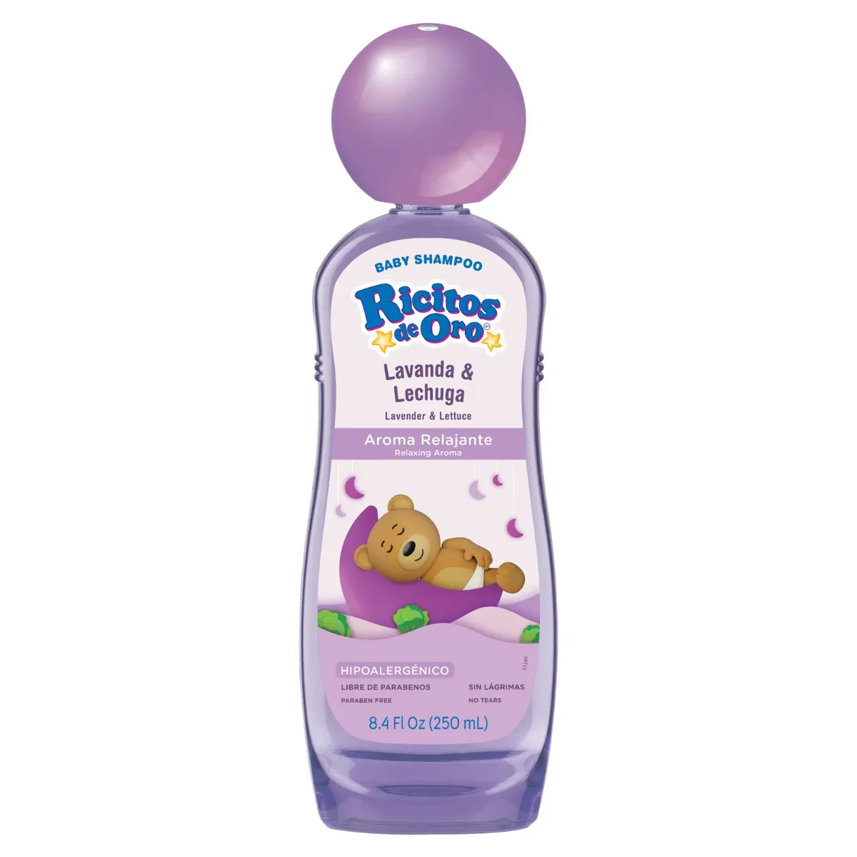 Shampoo Ricitos de Oro Lavanda y Lechuga C/250 mL