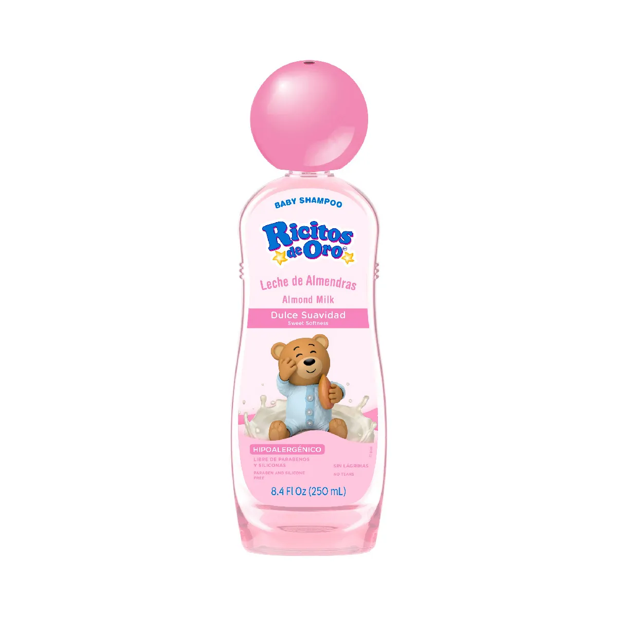 Shampoo Ricitos de Oro Leche de almendras C/250 mL