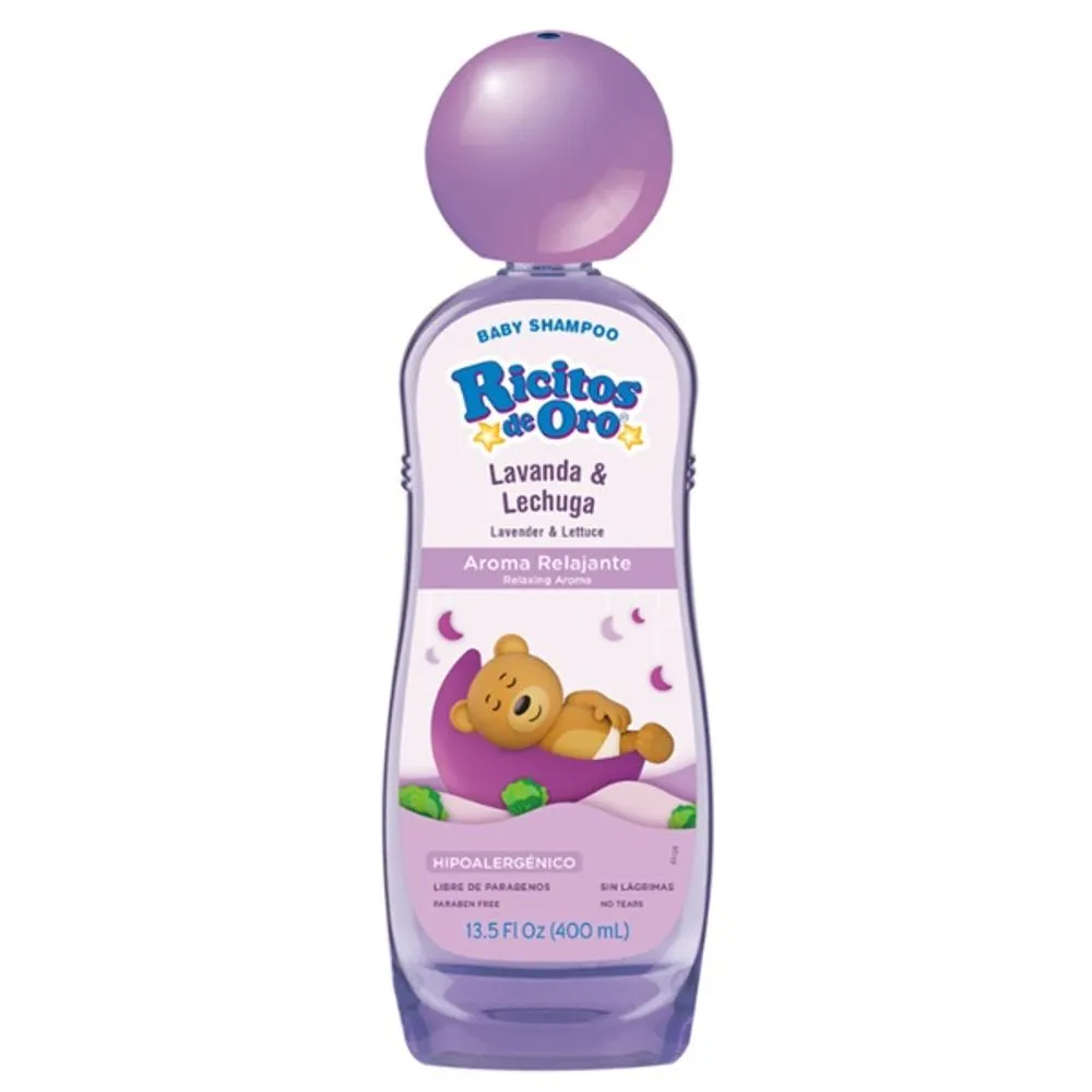 Shampoo Ricitos de Oro Lavanda y Lechuga C/400 mL