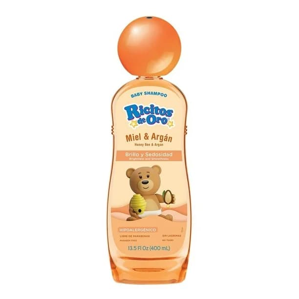 Shampoo Ricitos de Oro Miel y Argán C/400 mL