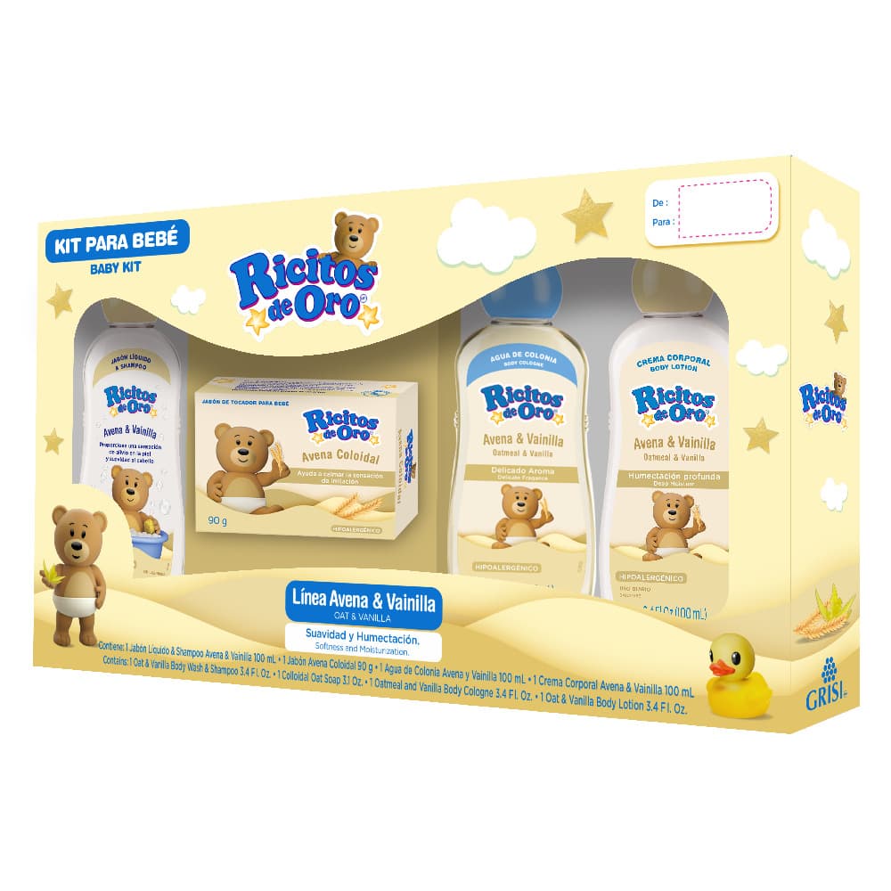 Kit Ricitos de Oro Avena C/4 pzas