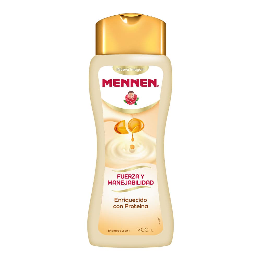 Shampoo con Acondicionador Mennen Fuerza y Manejabilidad 700 ml