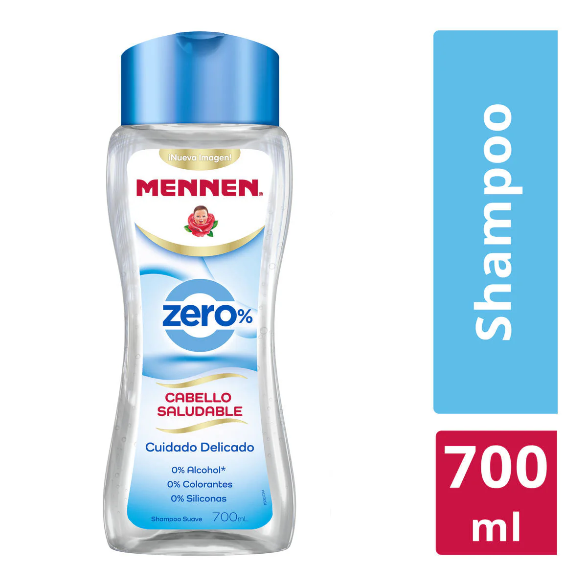 Shampoo Mennen Zero Cabello Saludable C/700 mL