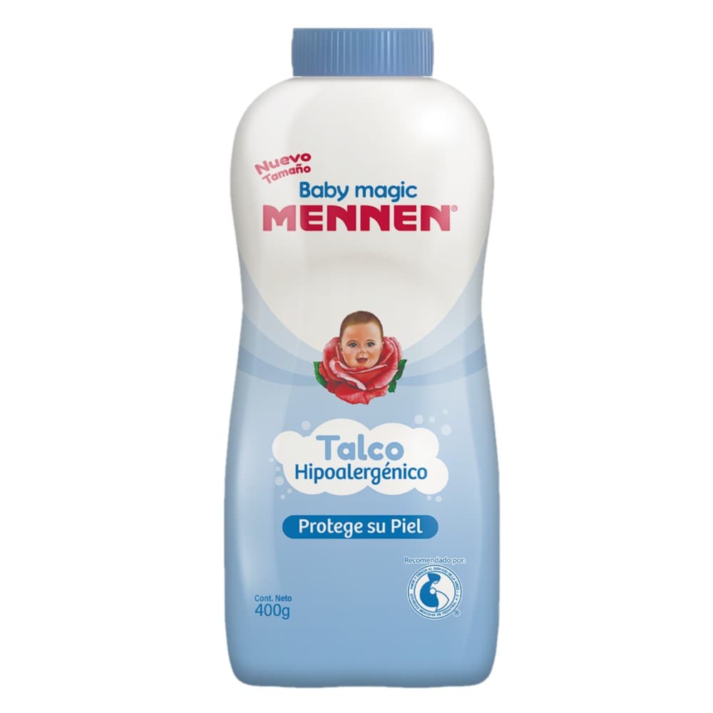 Talco para Bebe Mennen Baby Magic Azul 400 g