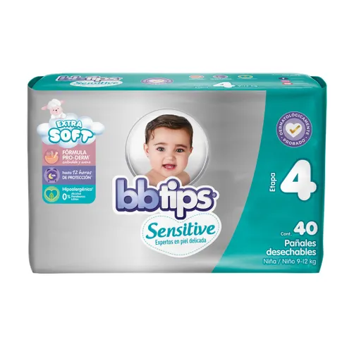 PAÑAL bbtips ETAPA 4 SENSI GD C/40