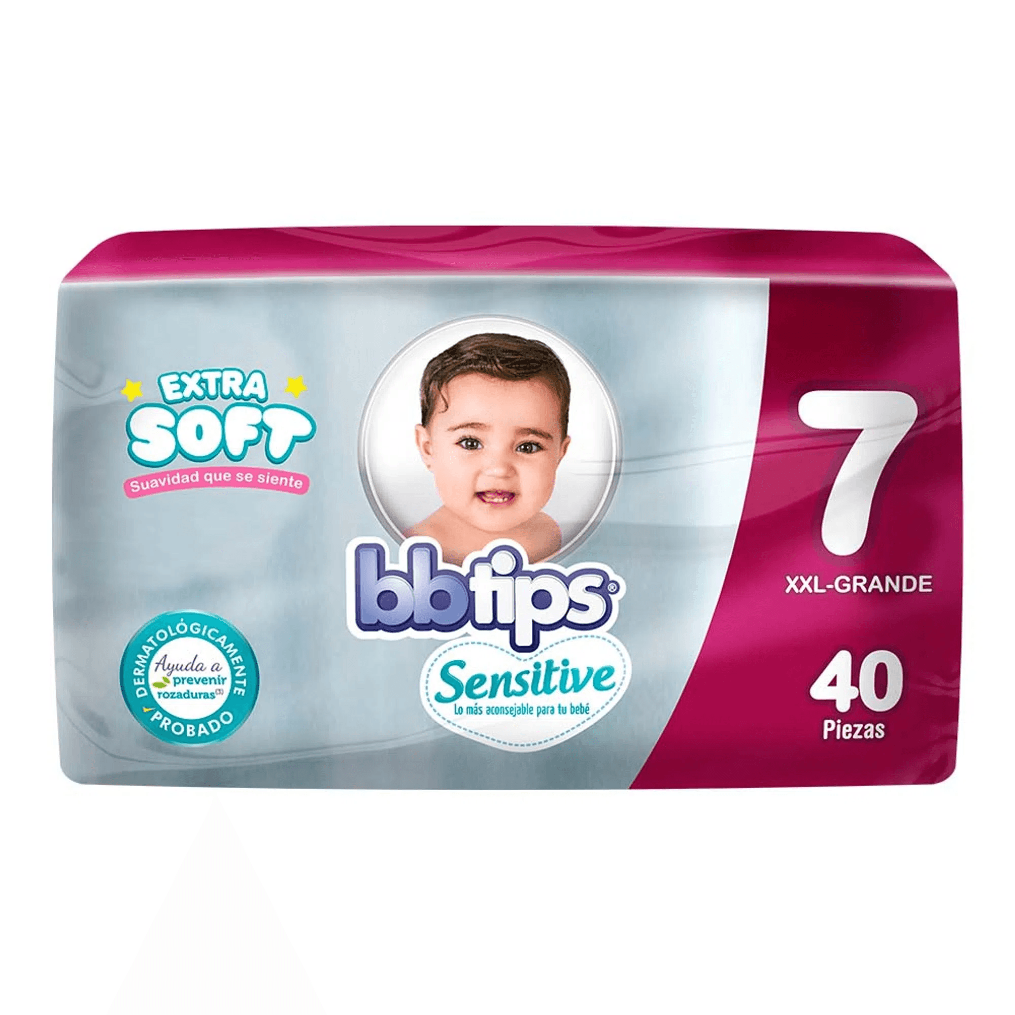 PAÑAL bbtips ETAPA 7 SENS XXL C/40