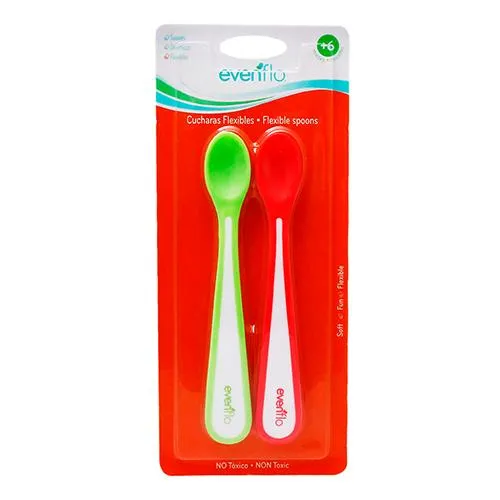 Cucharas Evenflo Flexibles 2 Piezas