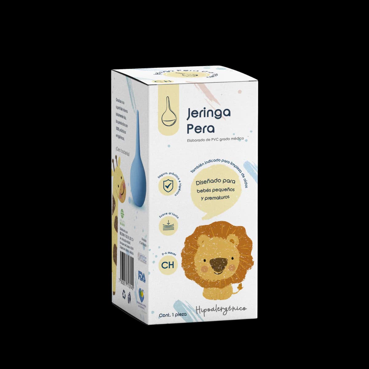 Jeringa pera chica de 0-6 meses NANNA