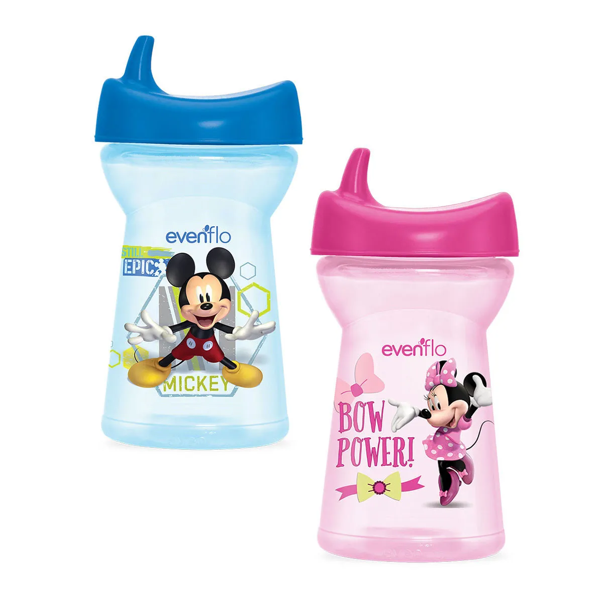 Vaso Evenflo Entrenador Mickey-Minnie C/10 Oz