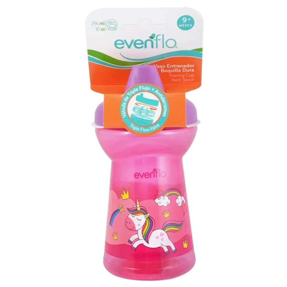 VASO ENTRENADOR BOQUILLA DURA EVENFLO 10 OZ