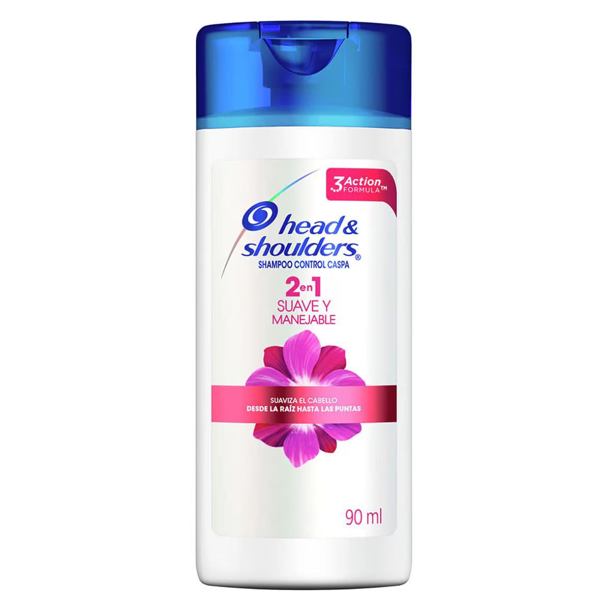 Shampoo Head & Shoulders Suave Manejable 2 en 1 C/90 mL