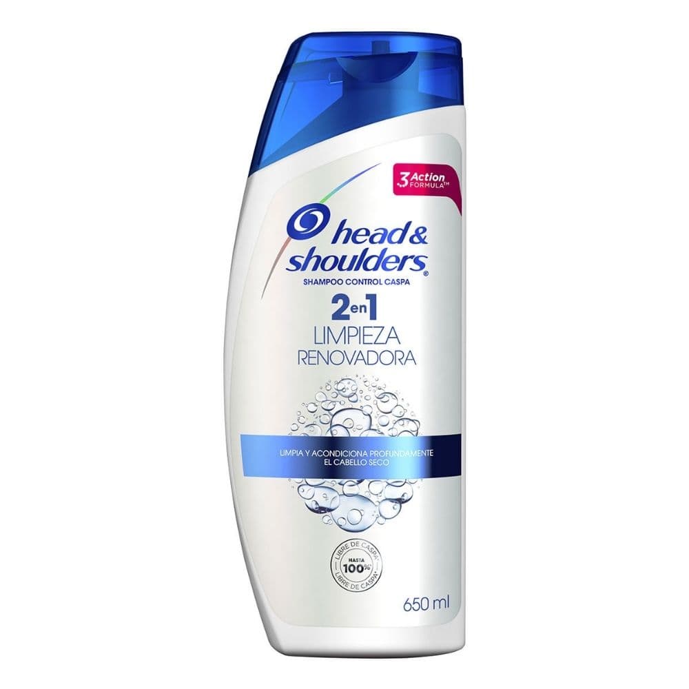 Shampoo Head & Shoulders Limpieza Renovadora 2 en 1 C/650 mL
