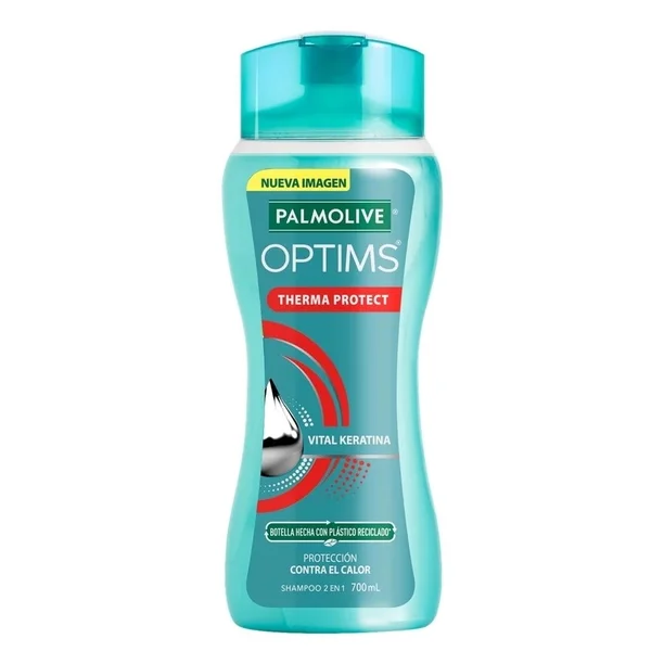 Shampoo 2 en 1 Palmolive Optims Therma Protect C/700 mL