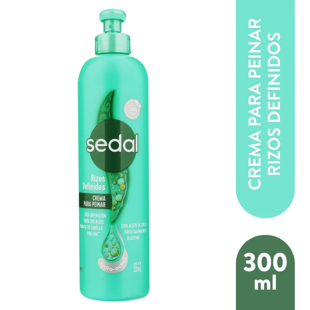 Crema para Peinar Sedal Rizos Definidos C/300 mL