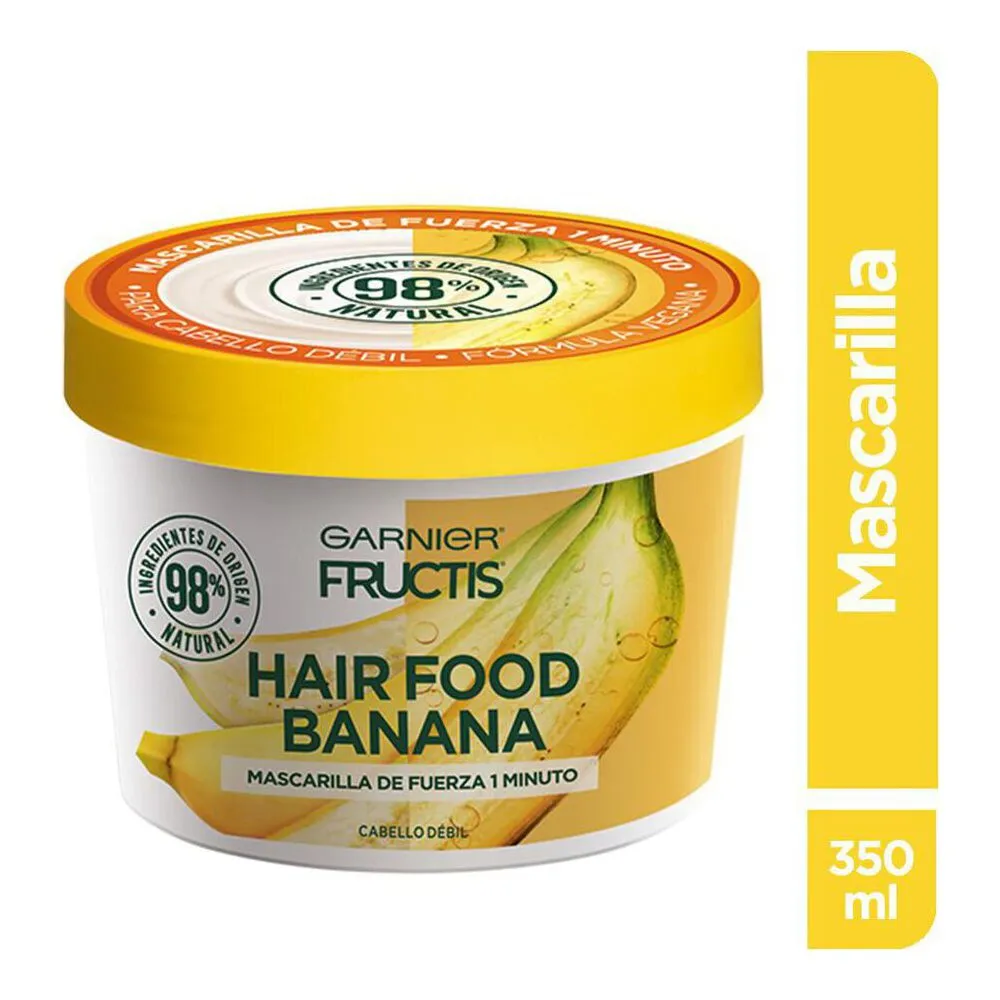 Mascarilla para Cabello Garnier Fructis Hair Food Banana C/350 mL