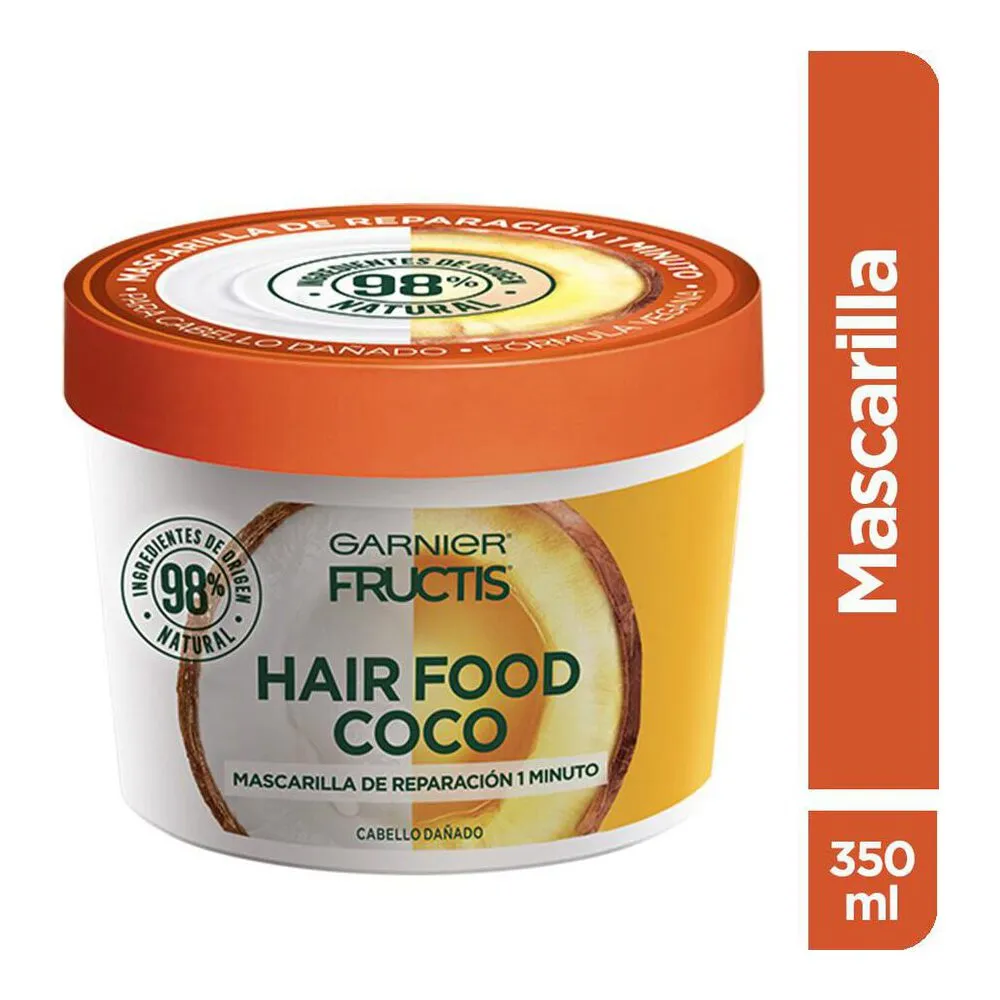 Mascarilla para Cabello Garnier Fructis Hair Food Coco C/350 mL