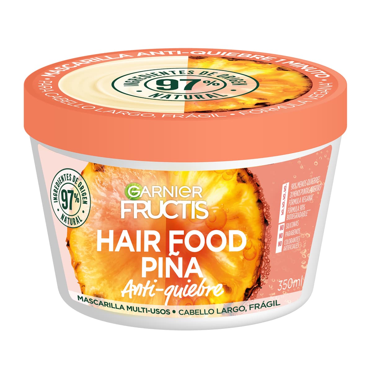 Mascarilla para Cabello Garnier Fructis Hair Food Piña C/350 mL