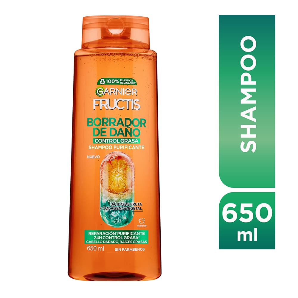 Shampoo Garnier Fructis Control Grasa C/650 mL