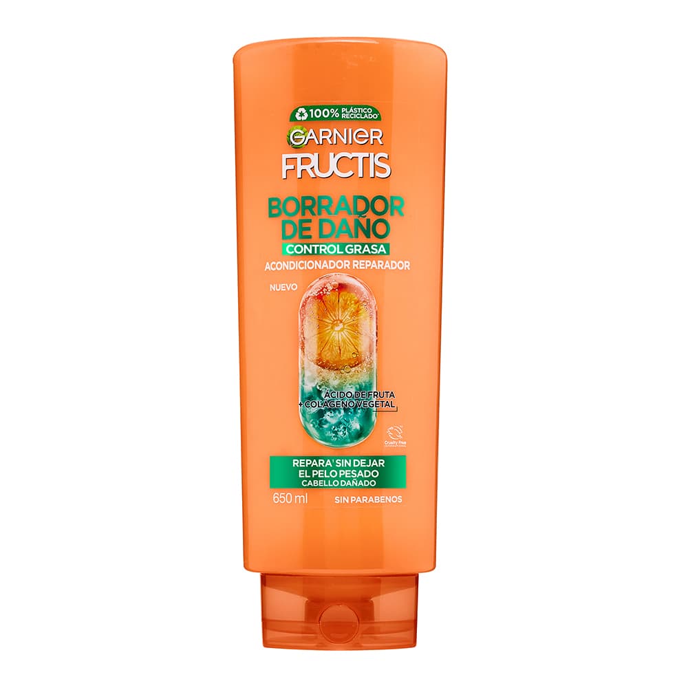 Acondicionador Garnier Fructis Acido de Fruta C/650 mL