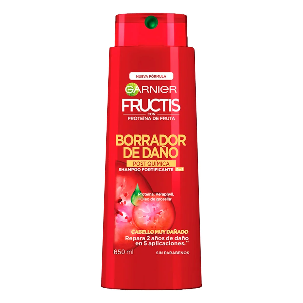 SHAMP 2 EN 1 GARNIER CON OLEO DE GROSELLA 650 ML