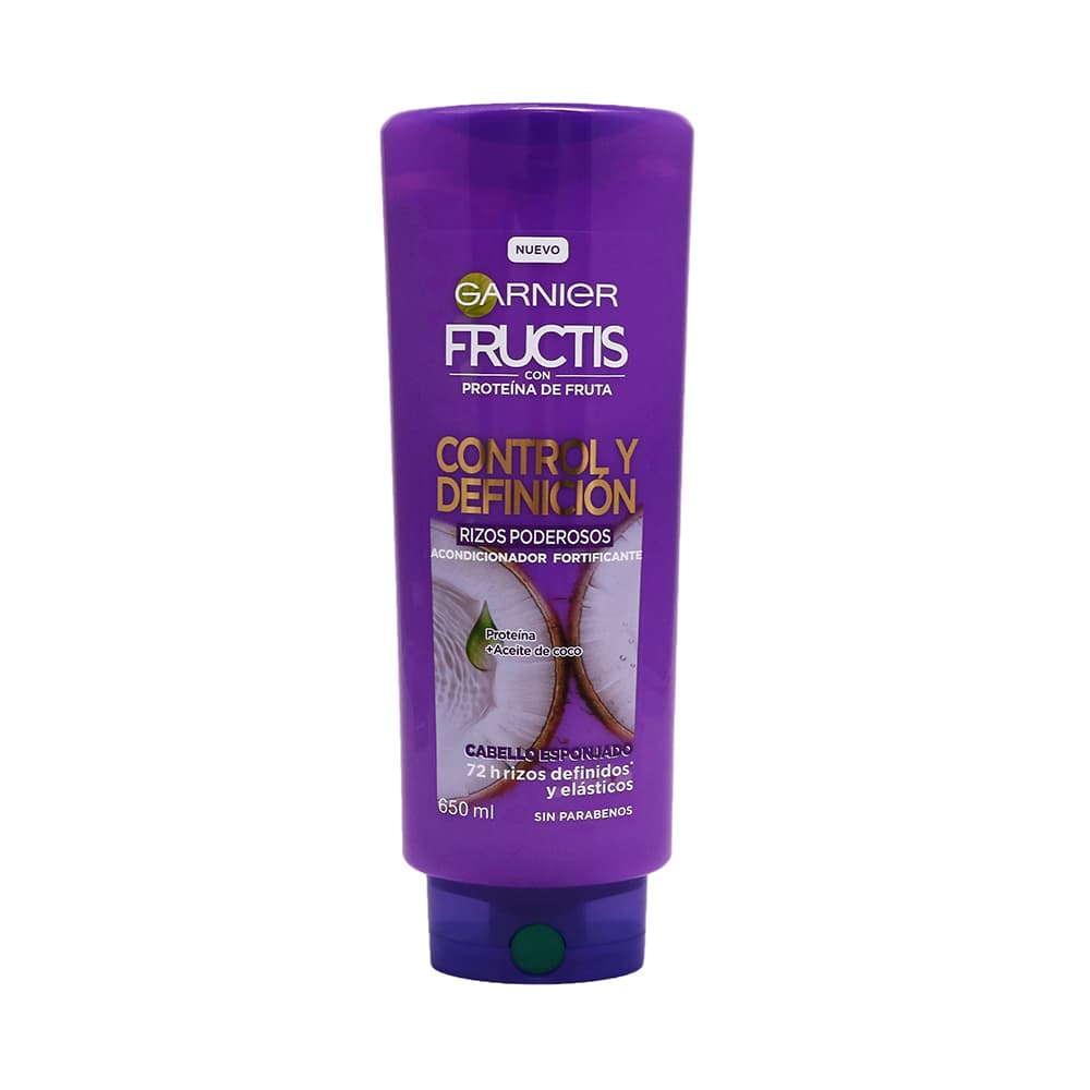 Acondicionador Garnier Fructis Rizos Poderosos C/650 ml