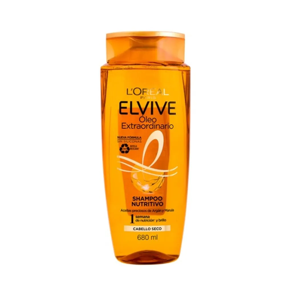 Shampoo Elvive oleo Extraordinario C/680 mL