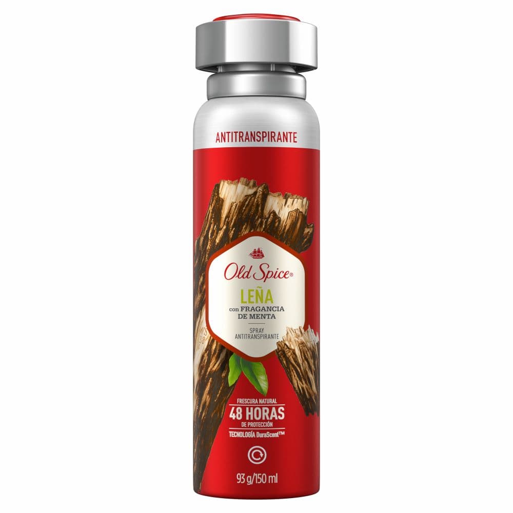 Antitranspirante Old Spice en Aerosol Leña C/93 g