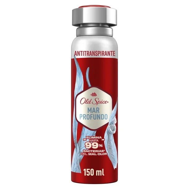 Antitranspirante Old Spice en Aerosol Mar Profundo C/96 g