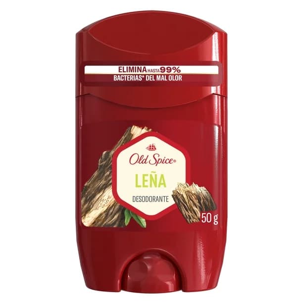 Desodorante Old Spice en Barra Leña C/50 g