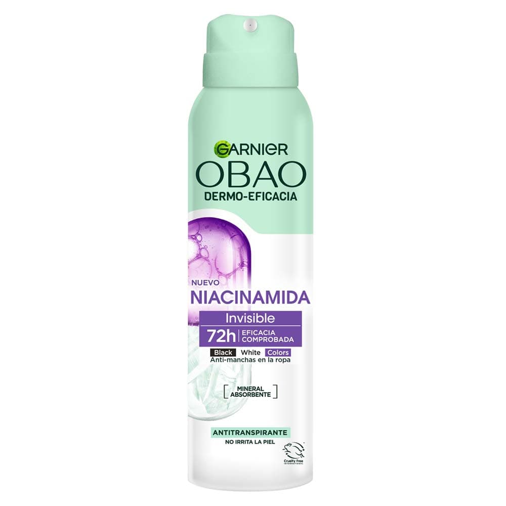 Antitranspirante en Aerosol Garnier Obao Dermo-Eficacia Niacinamida 150 ml